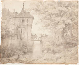 Castle and Departing Riders