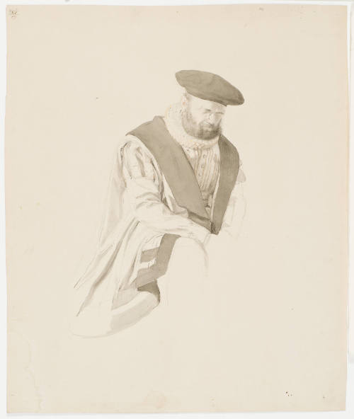 Seated Man in Costume of 16th Century