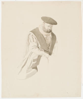 Seated Man in Costume of 16th Century