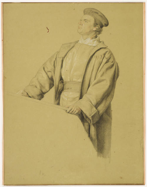 Man Standing at Pulpit