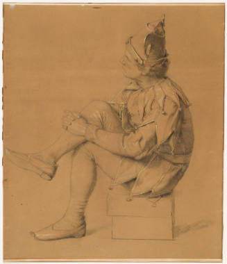 Seated Youth in Jester Clothes