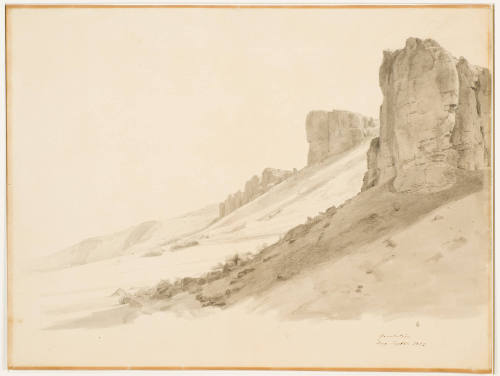 Mountain Slopes with Rocks