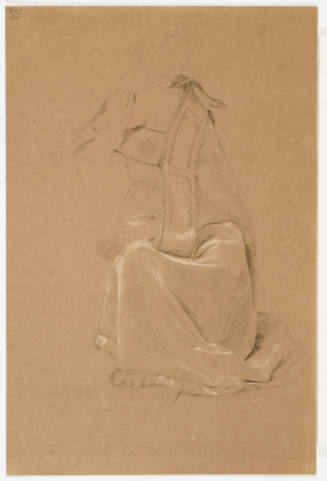 Garment Study and Outline of Figure
