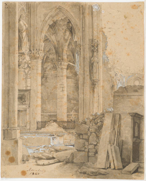 Gothic Ruin, Abbey of Altenberg Near Cologne