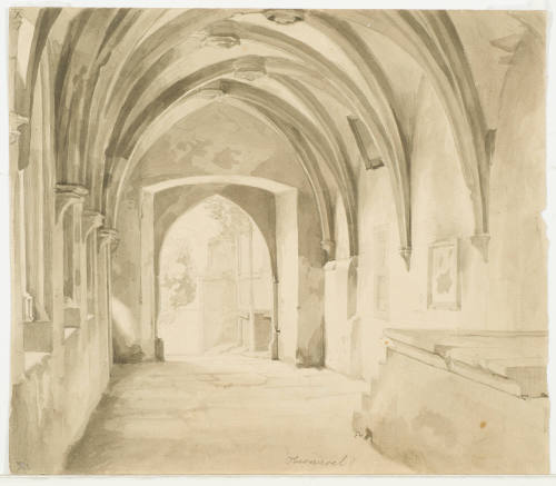 Interior, Part of a Gothic Cloister, Oberwesel