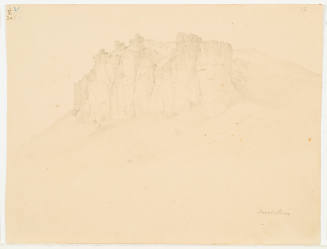 Hill with Steep Rock Formation - Gerolstein