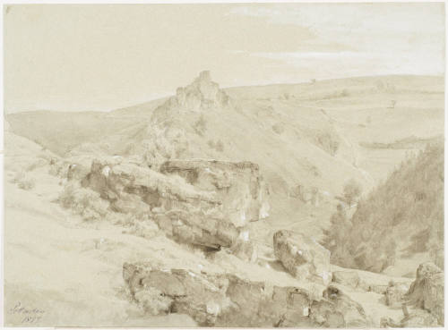 Hilly Landscape with Rocks