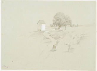 Landscape with Trees and a House