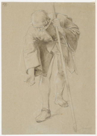 Male Figure Bending Forward