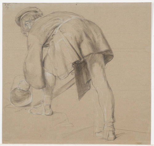 Male Figure Bending Forward