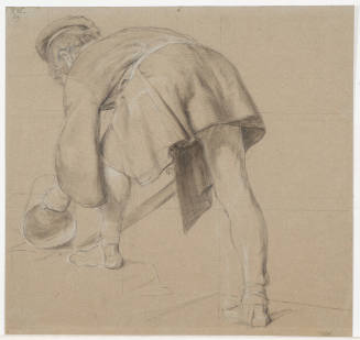 Male Figure Bending Forward