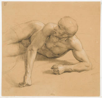 Study of a Reclining Male