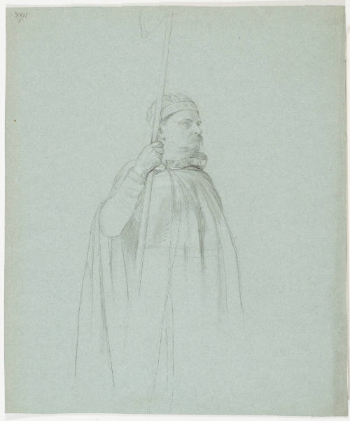 Male Figure with Staff