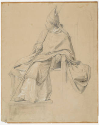 Study for the Figure of the Pope