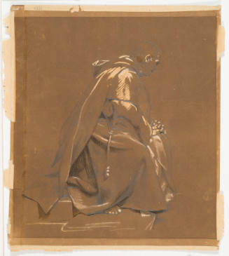 Study for Monk at the Coffin of Henry IV (Monch am Sarge Heinrichs IV)