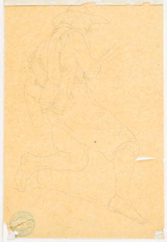 Figure of Soldier from Schutzen Einen Engpass Verteigiend
