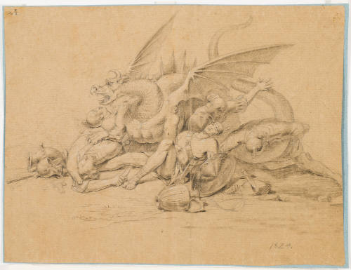 Battle of Warriors and a Dragon