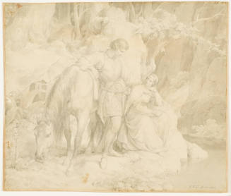 Walter and Hildegunde Resting near a Brook