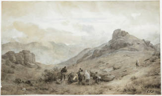 Harz Landscape with Figures