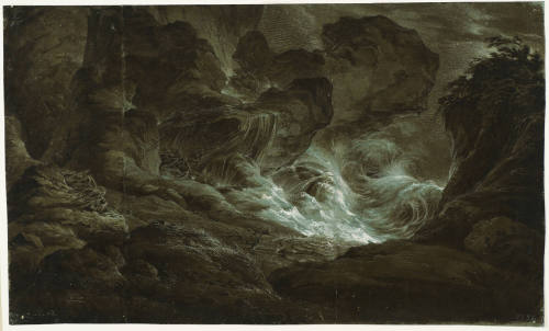 Mountain Landscape in Storm