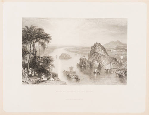 Rocks at Colgong on the Ganges