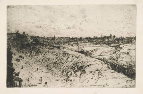 Mt. Auburn from the Park, Cincinnati, April 26, 1889