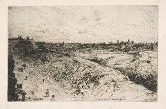 Mt. Auburn from the Park, Cincinnati, April 26, 1889