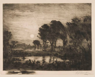 Landscape (with Setting Sun)