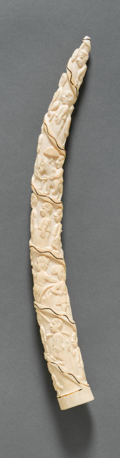 Relief-carved Tusk