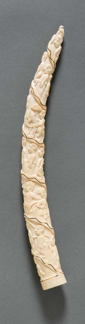 Relief-carved Tusk