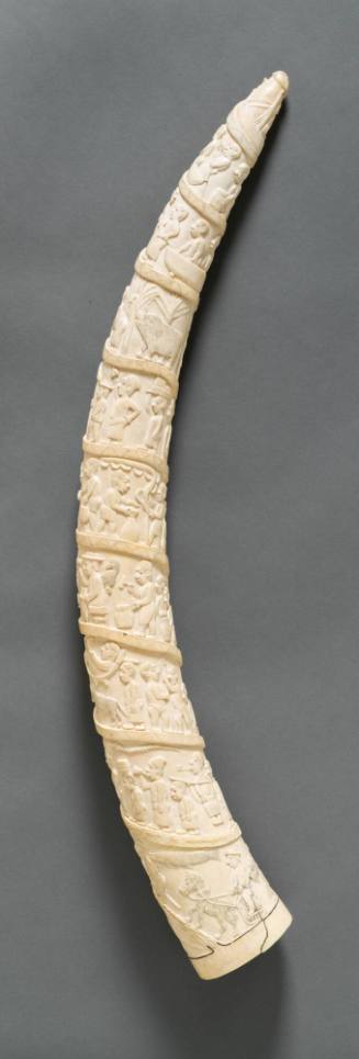 Relief-carved Tusk