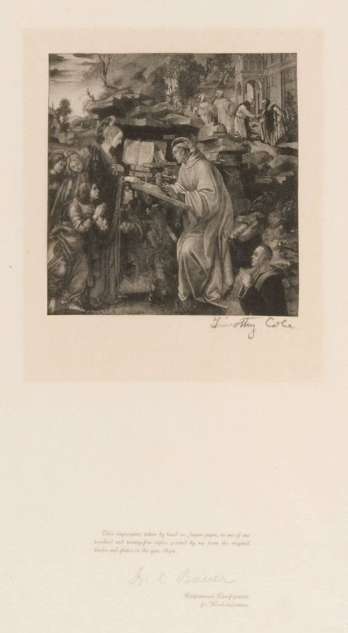 The Madonna Appearing to St. Bernard