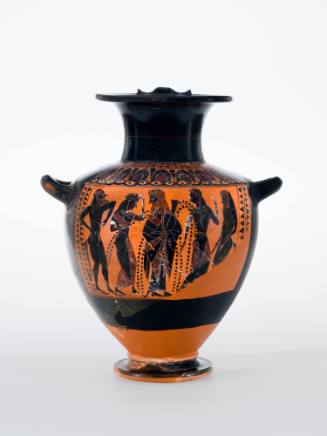 Hydria with Dionysus and Attendants