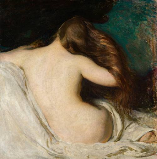 Woman Drying Her Hair