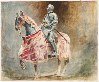 Knight in Armor on Horseback