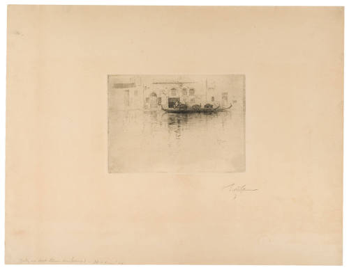 Gondolas and Venetian Palace