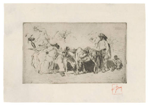 Men and Donkeys, Rome