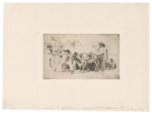 Men and Donkeys, Rome