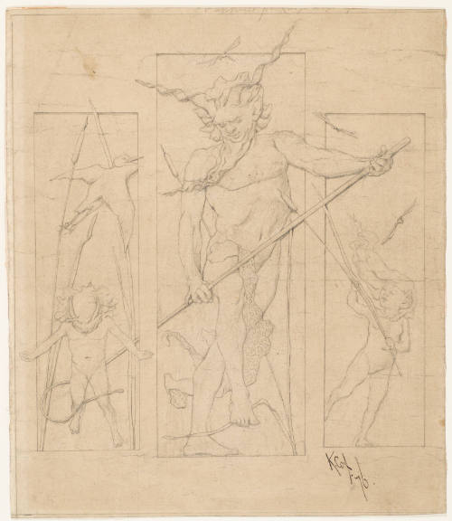 Satyr and Two Children