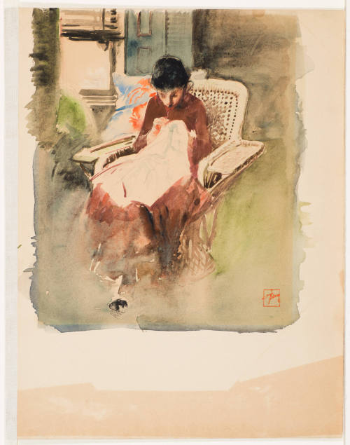 Sewing (Girl Sewing)