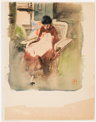 Sewing (Girl Sewing)