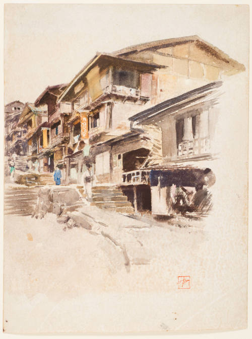 Street in Ikao, Japan