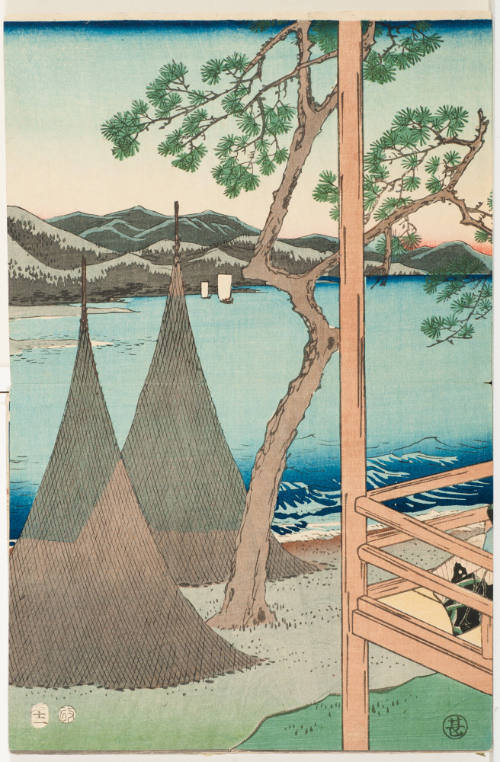 A Modern Narihira with a Companion at Tago Bay