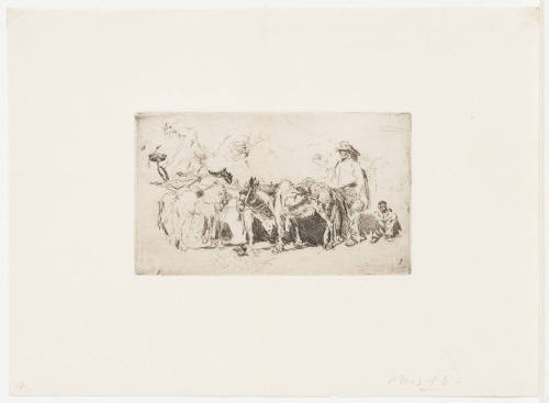 Men and Donkeys, Rome