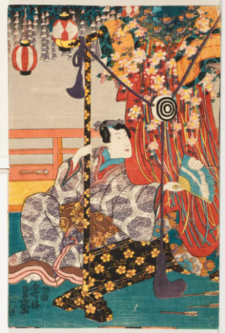 Man at Archery Target