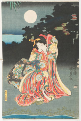 Woman Under Moon