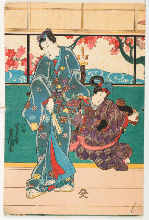 Man with a Closed Fan