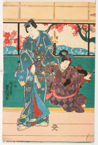 Man with a Closed Fan