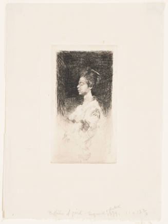 Left Profile of Japanese Girl