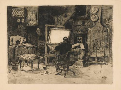 The Etcher (William Merritt Chase)